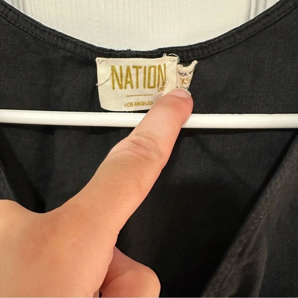 Nation LTD 100% linen Kiara jumpsuit